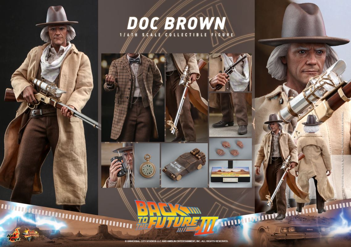 Back to the Future 3 Doc Brown 1/6