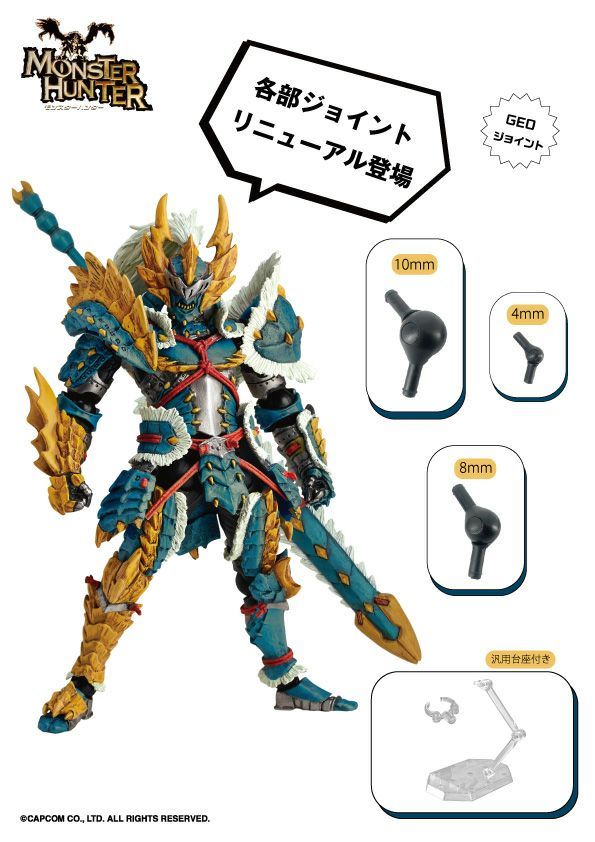 Revoltech Yamaguchi Hunter Male Swordman Thunder Wolf Dragon Equipment