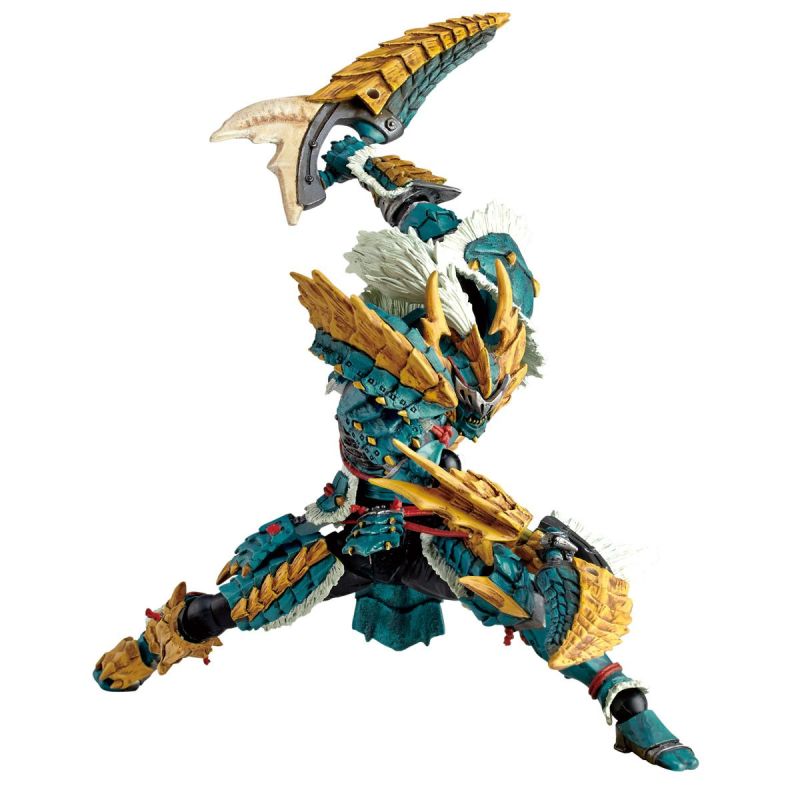 Revoltech Yamaguchi Hunter Male Swordman Thunder Wolf Dragon Equipment