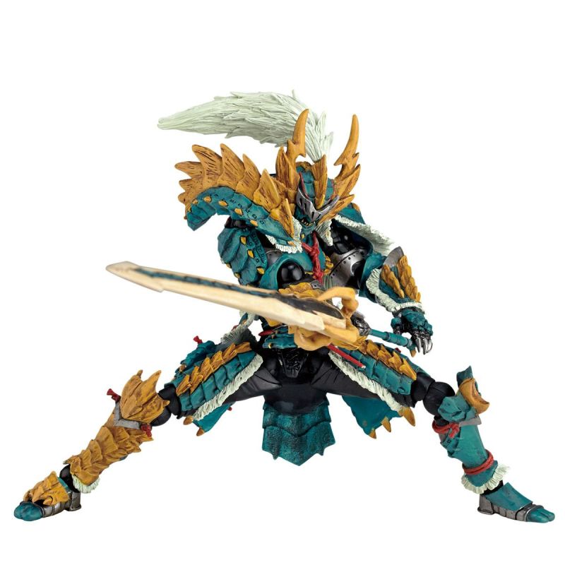 Revoltech Yamaguchi Hunter Male Swordman Thunder Wolf Dragon Equipment