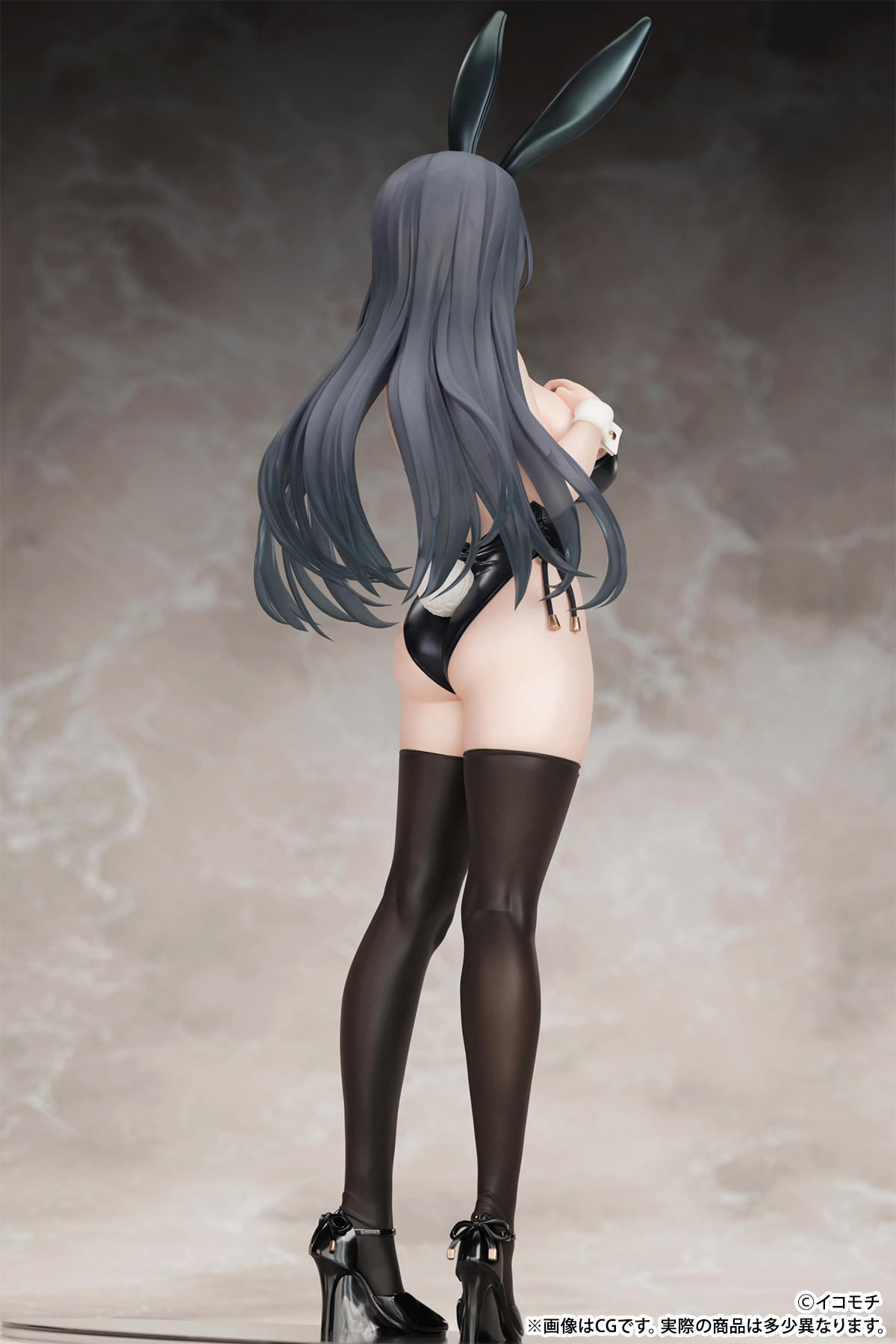 Kuro Bunny Kouhai-chan (Mask ver. & Real Face ver.) illustrated by Ikomochi 1/7