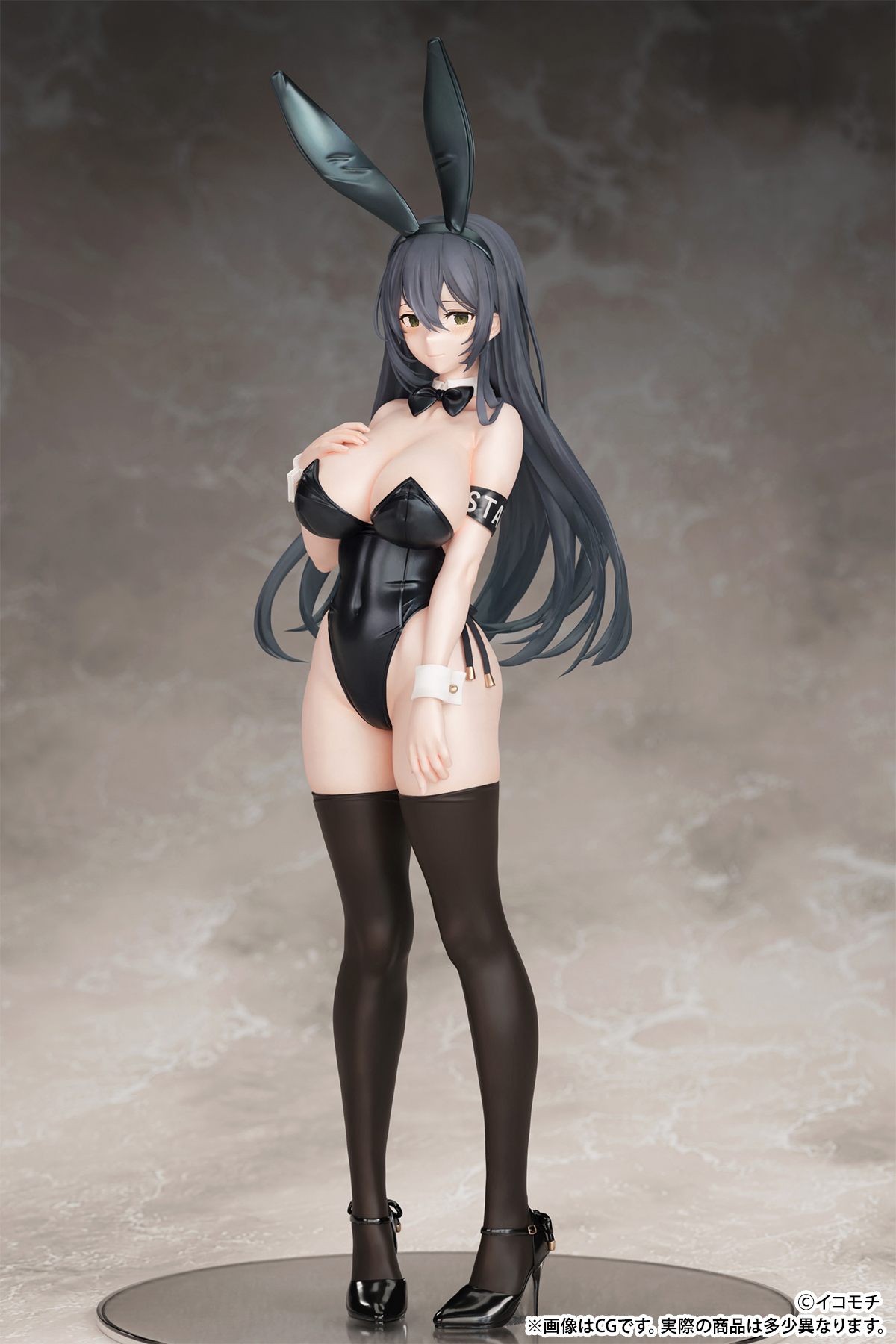 Kuro Bunny Kouhai-chan (Mask ver. & Real Face ver.) illustrated by Ikomochi 1/7