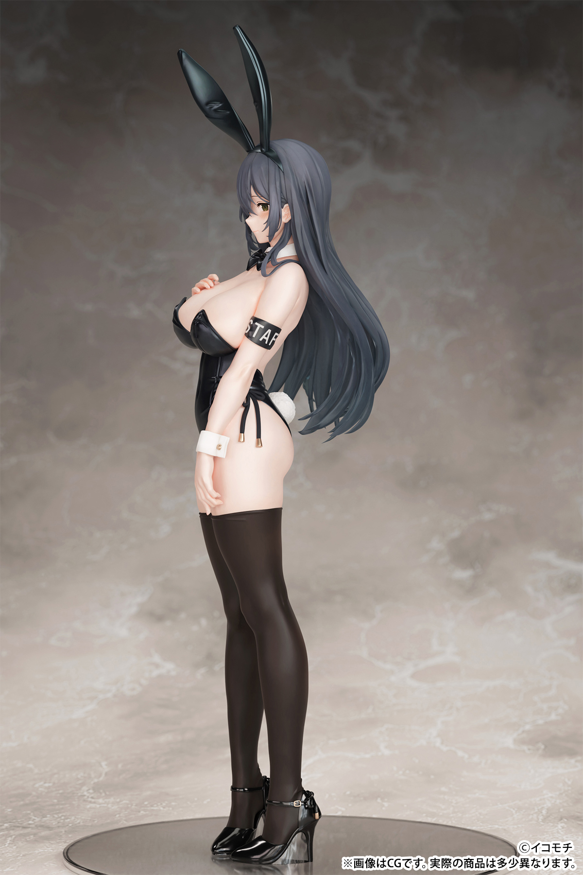 Kuro Bunny Kouhai-chan (Mask ver. & Real Face ver.) illustrated by Ikomochi 1/7