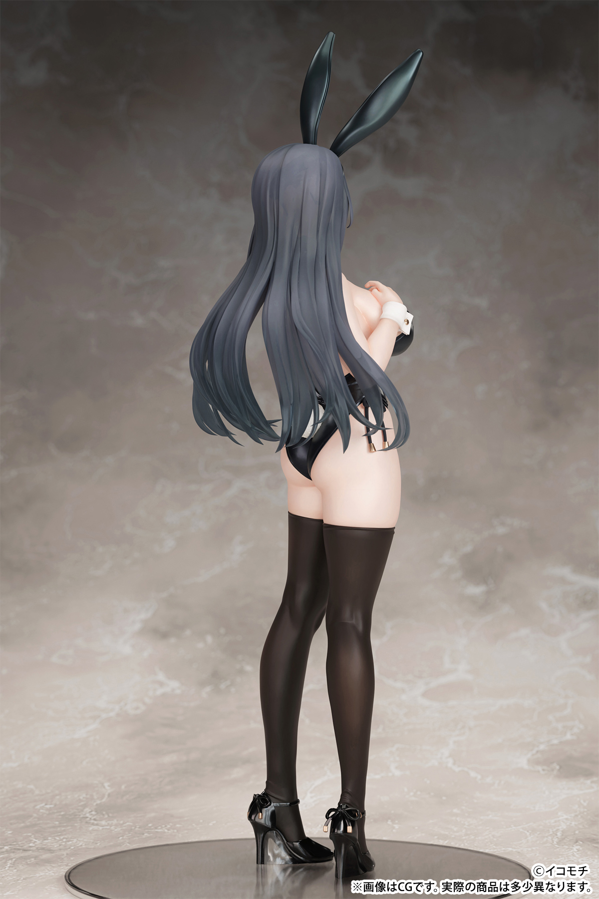 Kuro Bunny Kouhai-chan (Mask ver. & Real Face ver.) illustrated by Ikomochi 1/7