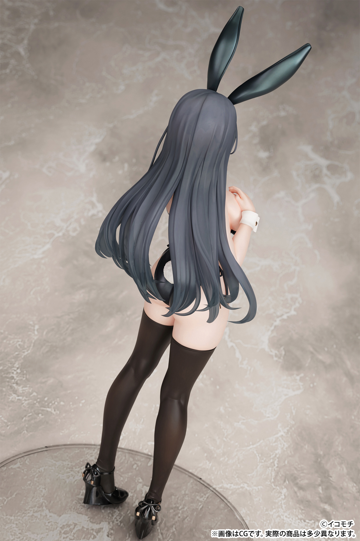 Kuro Bunny Kouhai-chan (Mask ver. & Real Face ver.) illustrated by Ikomochi 1/7