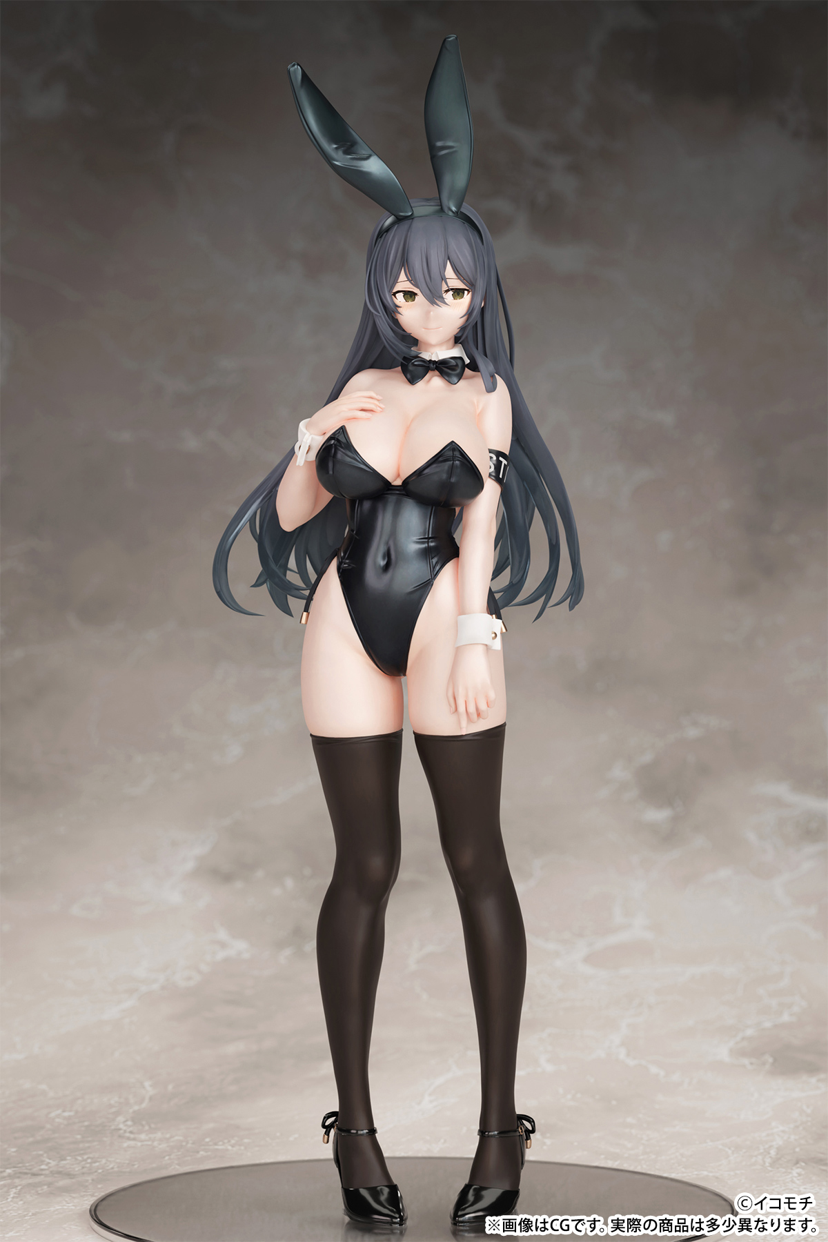 Kuro Bunny Kouhai-chan (Mask ver. & Real Face ver.) illustrated by Ikomochi 1/7