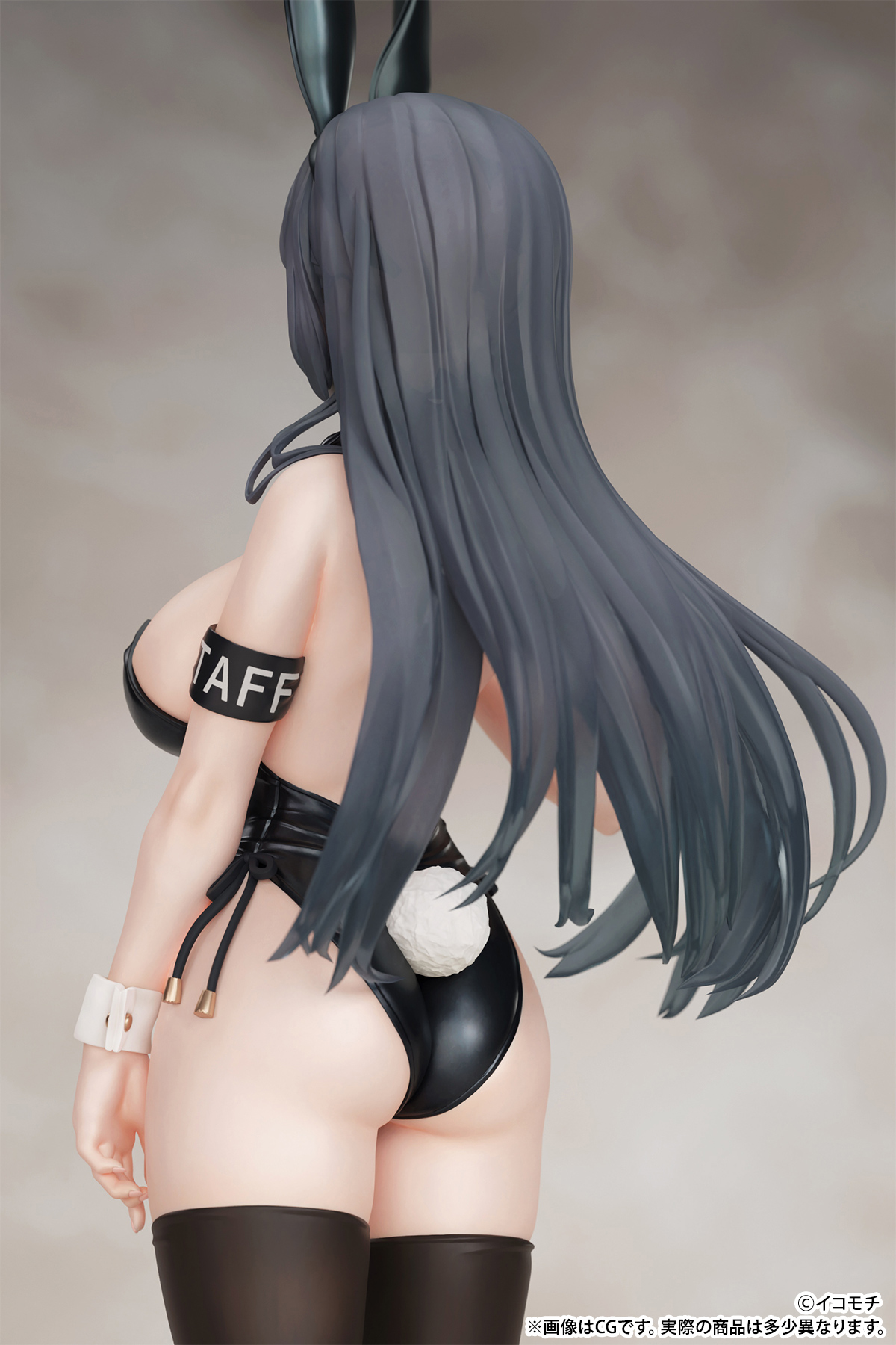 Kuro Bunny Kouhai-chan (Mask ver. & Real Face ver.) illustrated by Ikomochi 1/7