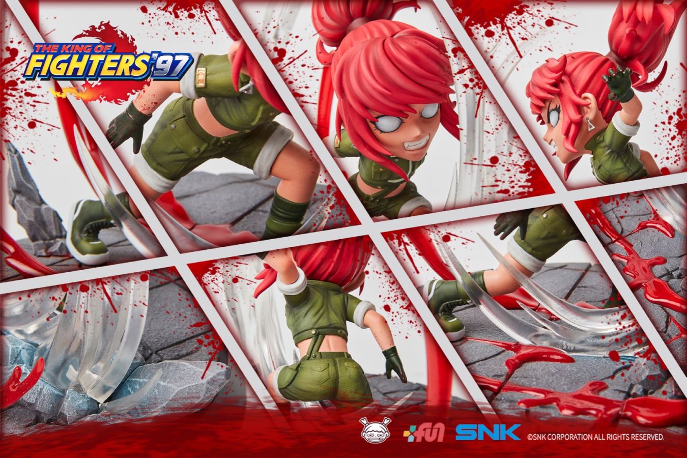 The King of Fighters '97 Leona vs Iori Yagami