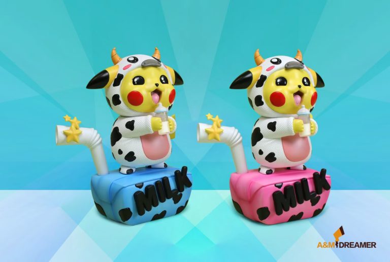 Pikachu x Cow