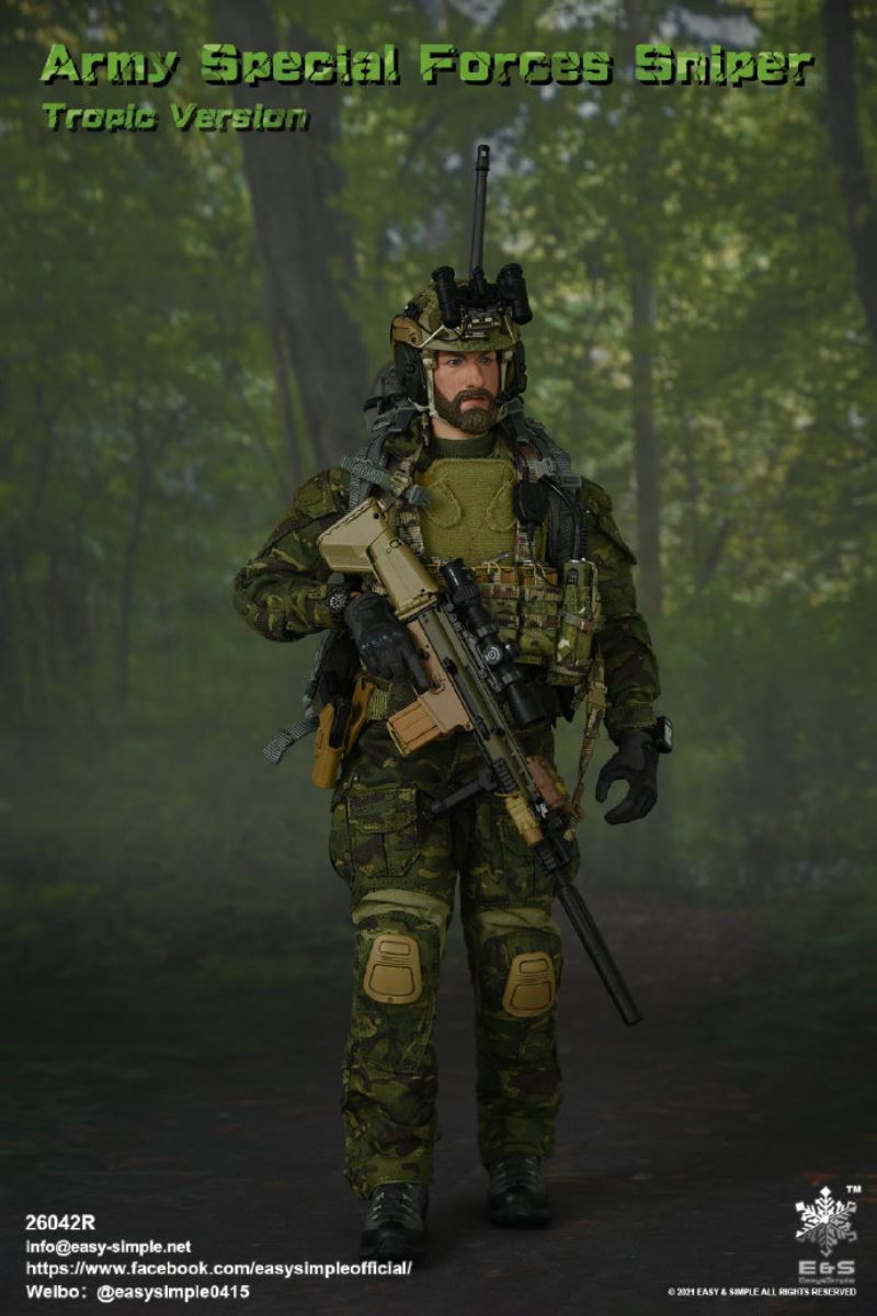 US Army Special Forces Sniper Tropical Edition 1/6