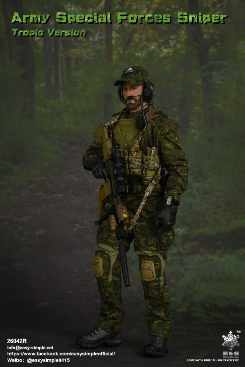 US Army Special Forces Sniper Tropical Edition 1/6
