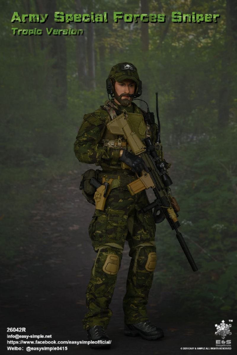 US Army Special Forces Sniper Tropical Edition 1/6