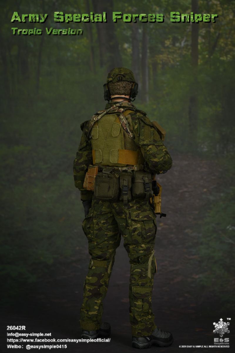US Army Special Forces Sniper Tropical Edition 1/6