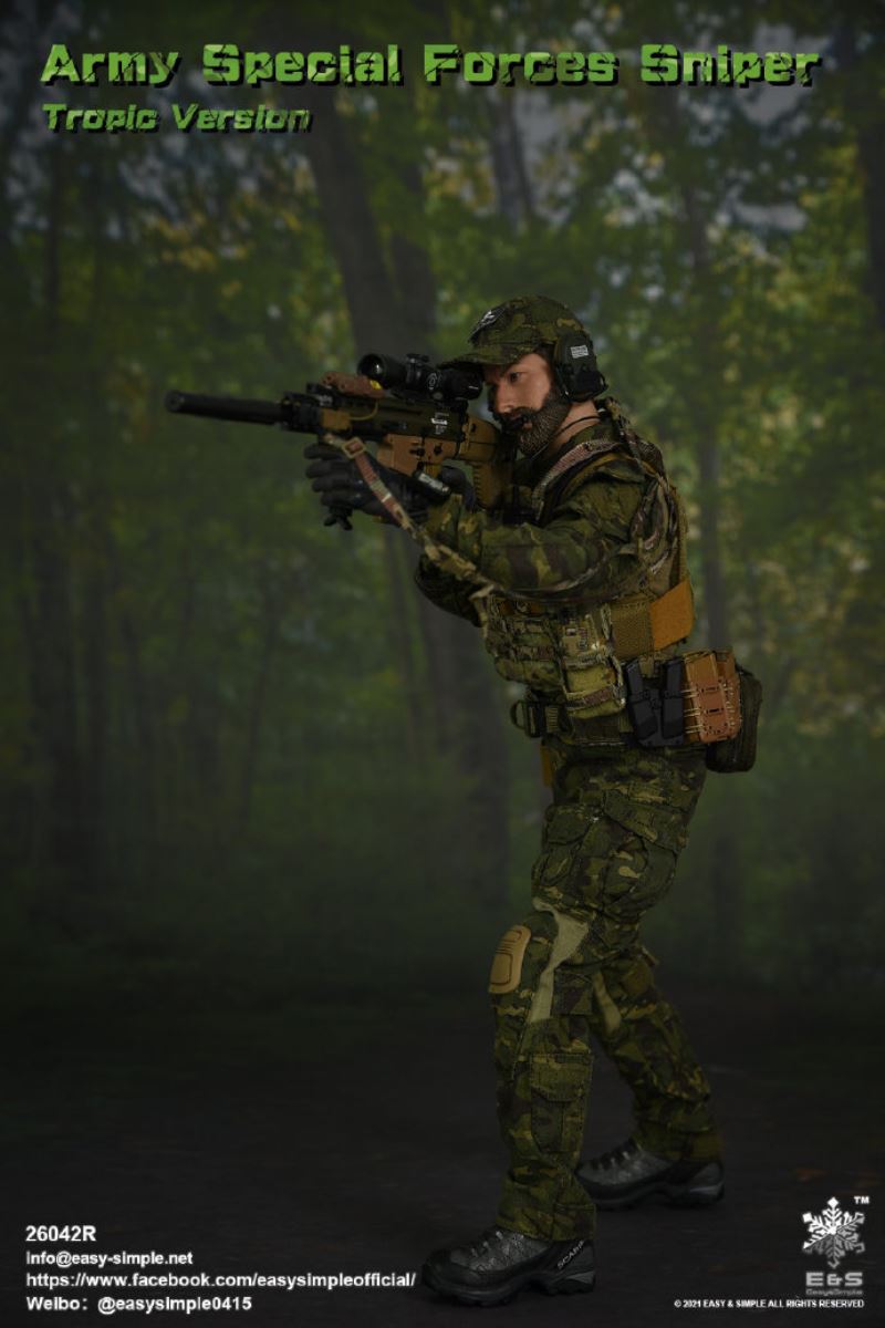 US Army Special Forces Sniper Tropical Edition 1/6