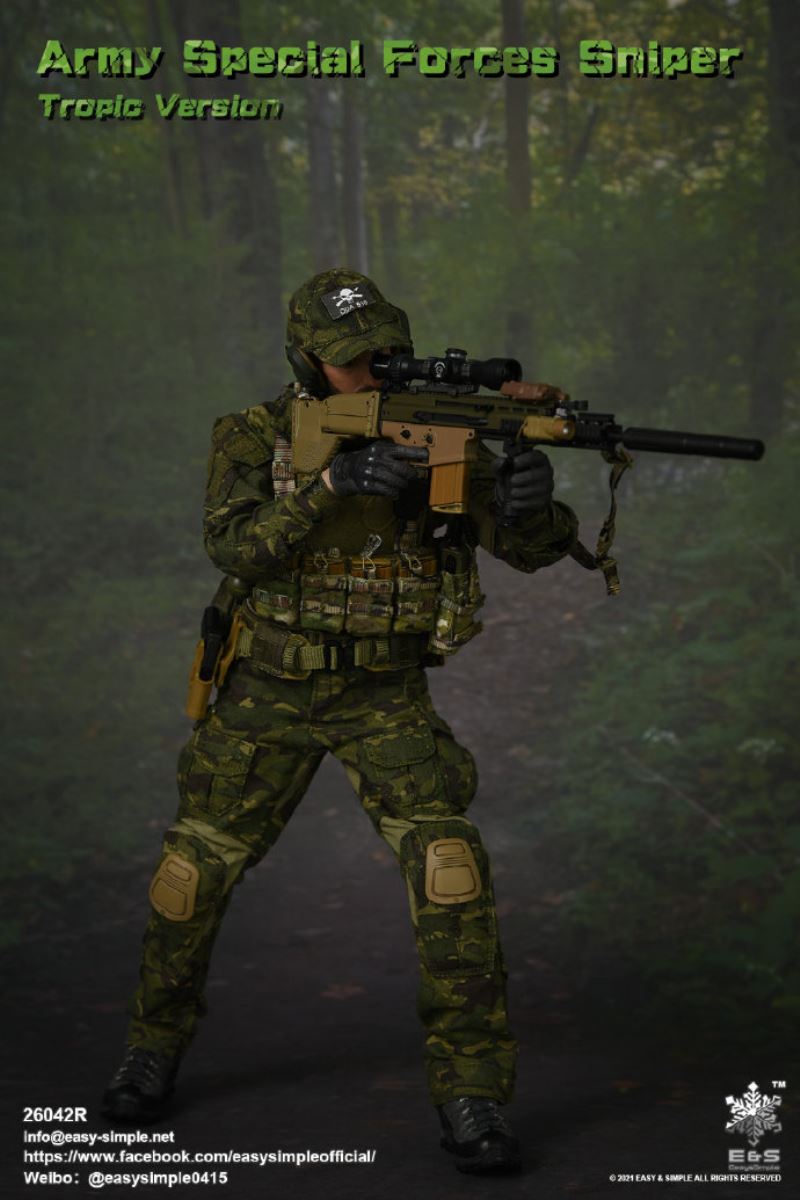 US Army Special Forces Sniper Tropical Edition 1/6