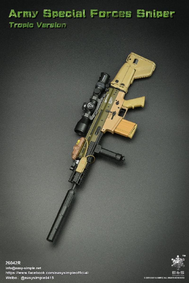 US Army Special Forces Sniper Tropical Edition 1/6
