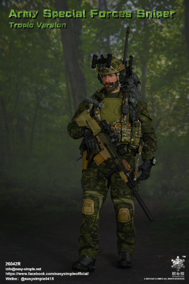 US Army Special Forces Sniper Tropical Edition 1/6