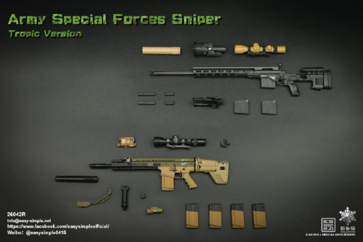 US Army Special Forces Sniper Tropical Edition 1/6