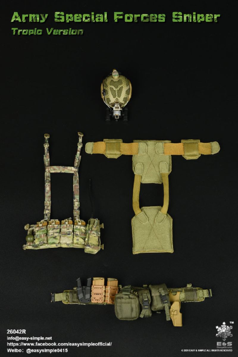 US Army Special Forces Sniper Tropical Edition 1/6