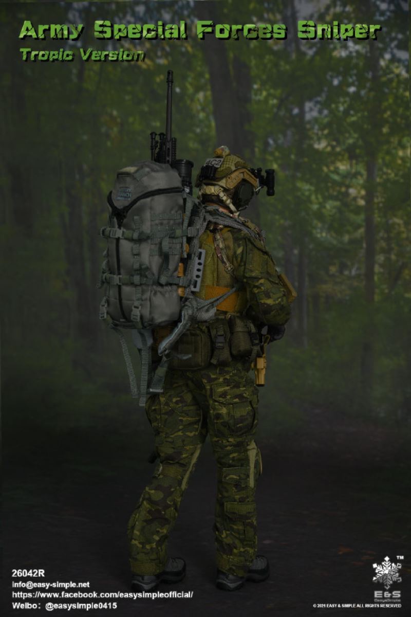 US Army Special Forces Sniper Tropical Edition 1/6