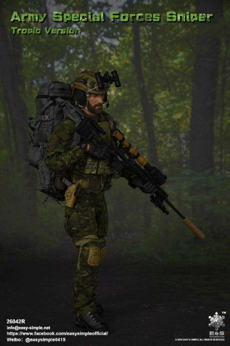 US Army Special Forces Sniper Tropical Edition 1/6