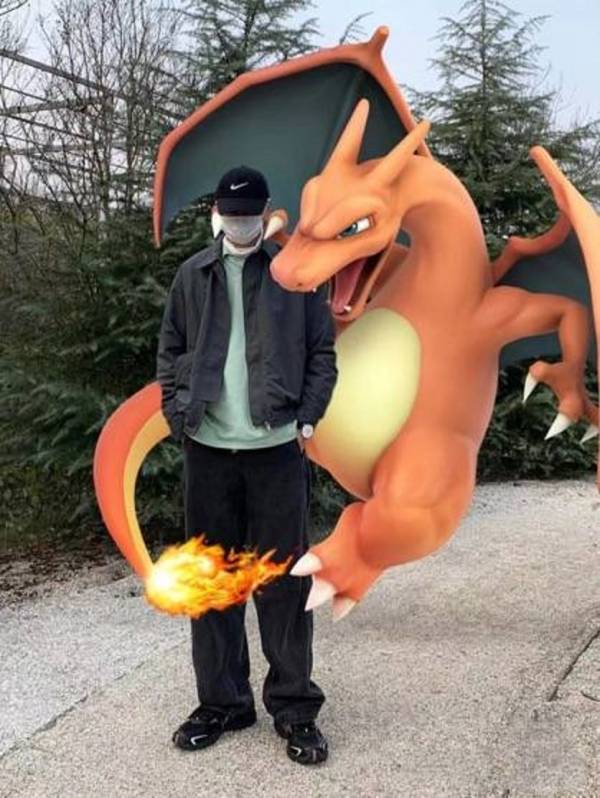 Fire-breathing dragon 1:1 ratio