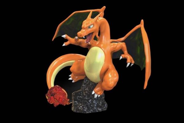 Fire-breathing dragon 1:1 ratio