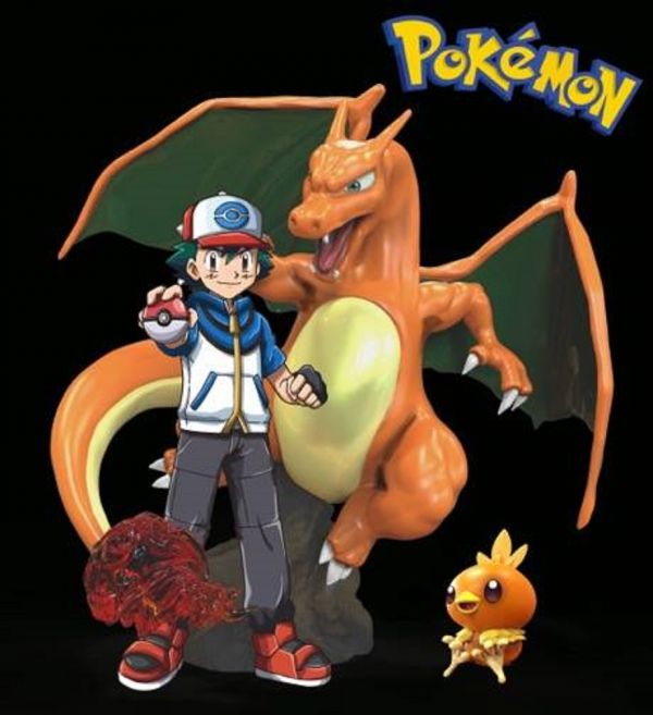 Fire-breathing dragon 1:1 ratio