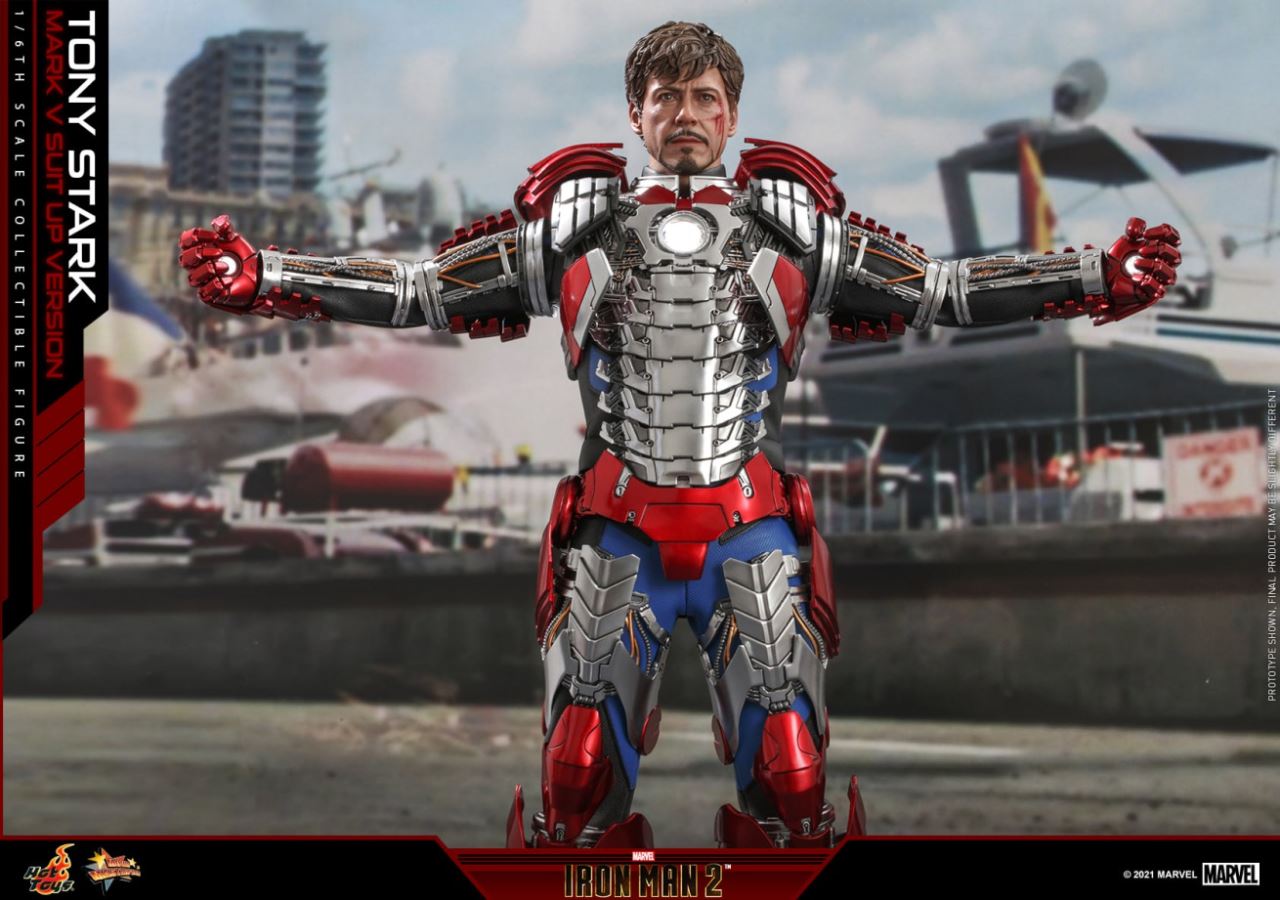 Tony Stark (Mark V armor version) Deluxe 1/6