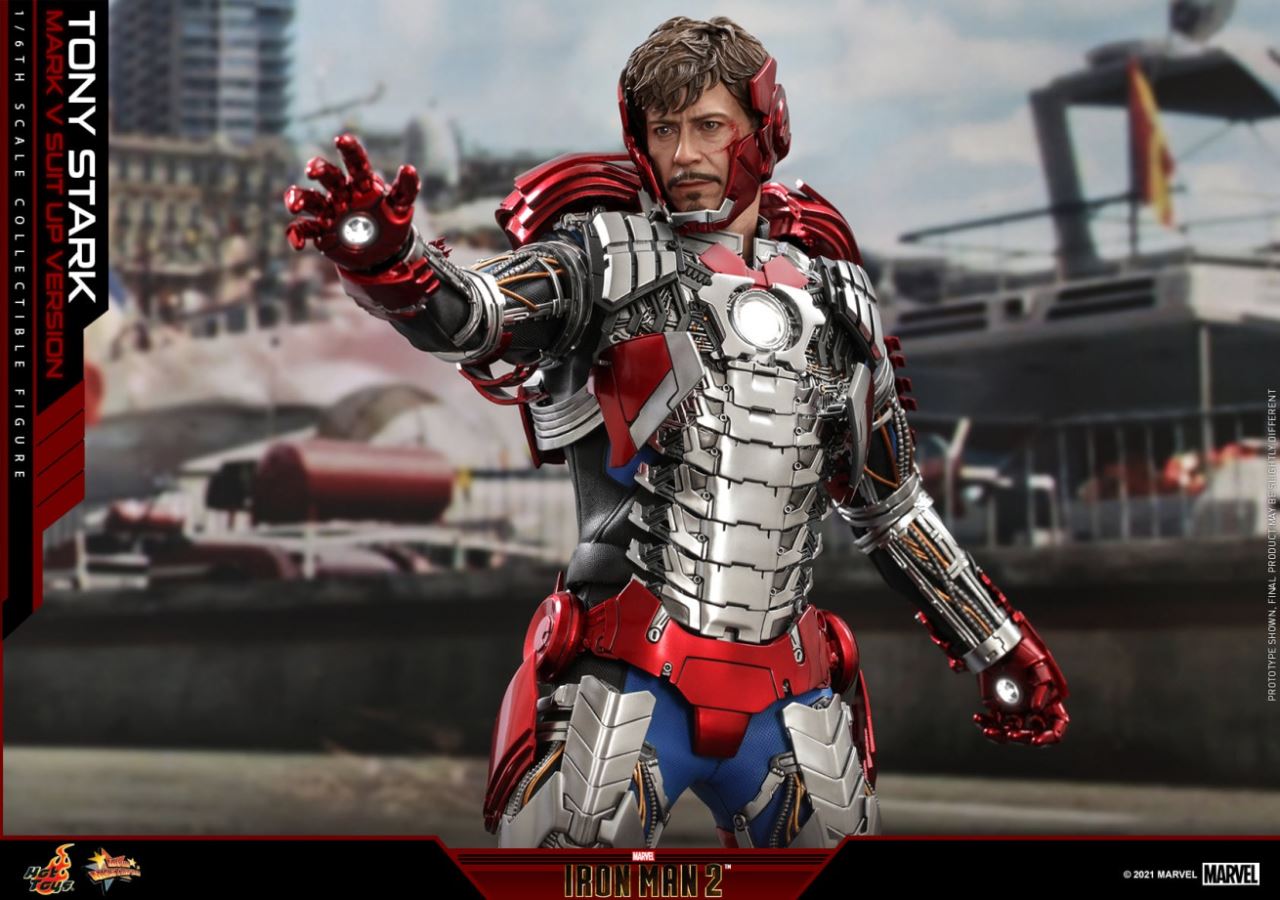Tony Stark (Mark V armor version) Deluxe 1/6