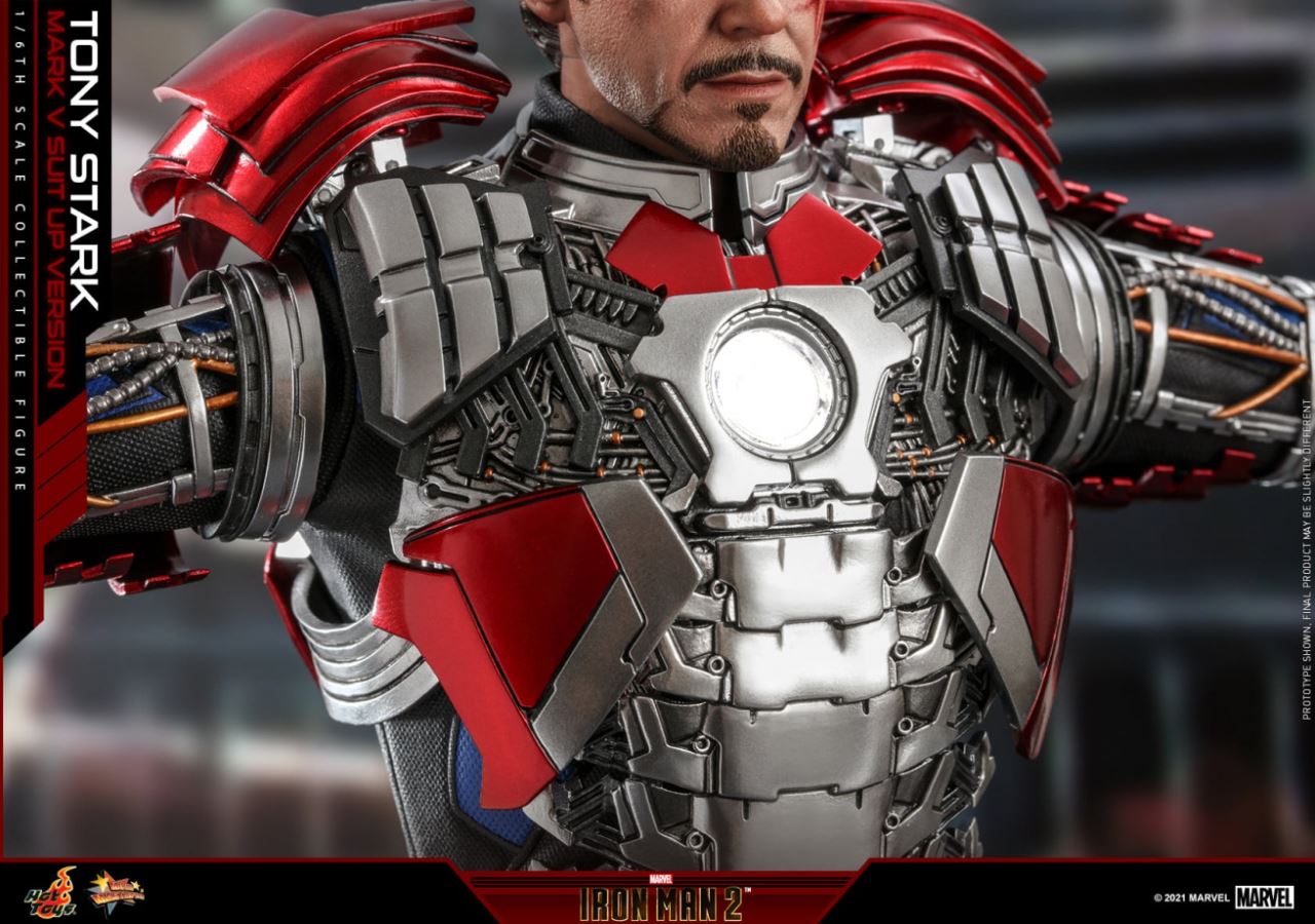 Tony Stark (Mark V armor version) Deluxe 1/6