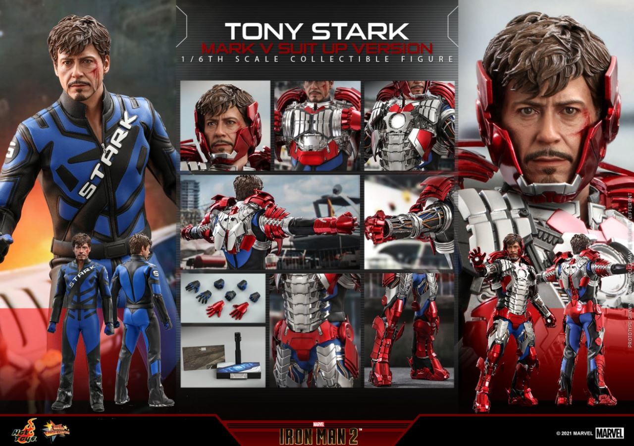 Tony Stark (Mark V armor version) Deluxe 1/6