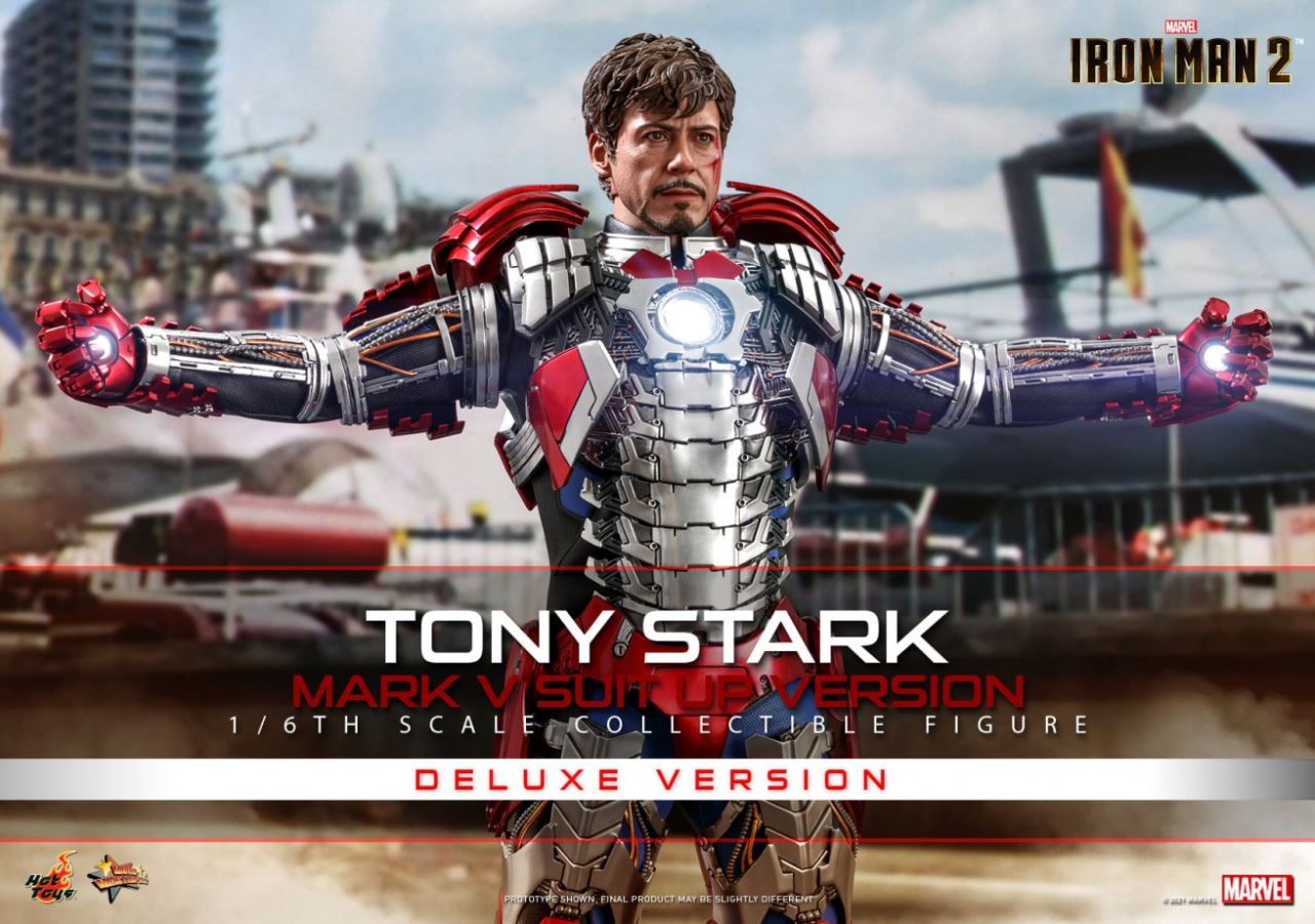 Tony Stark (Mark V armor version) Deluxe 1/6