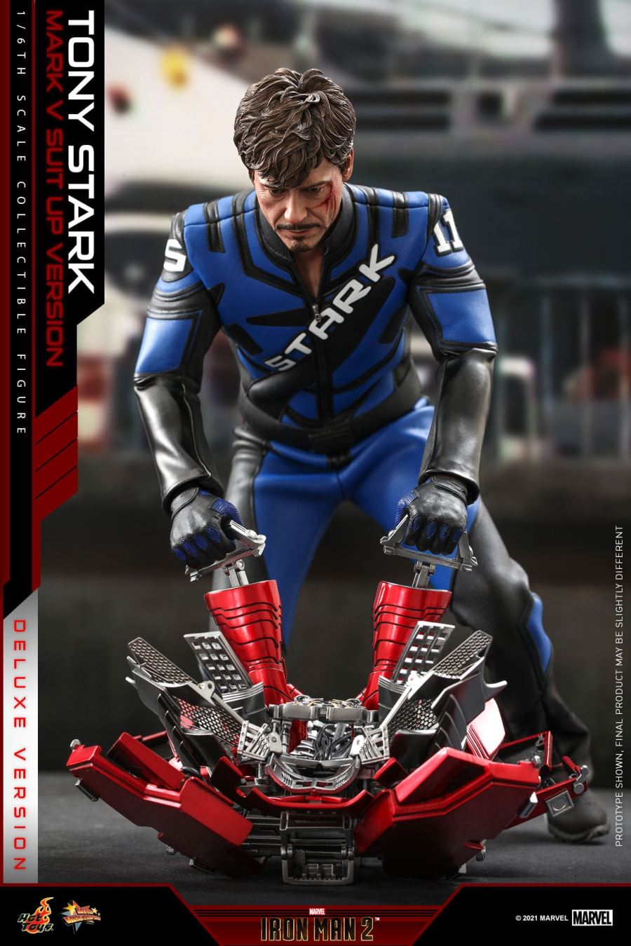 Tony Stark (Mark V armor version) Deluxe 1/6