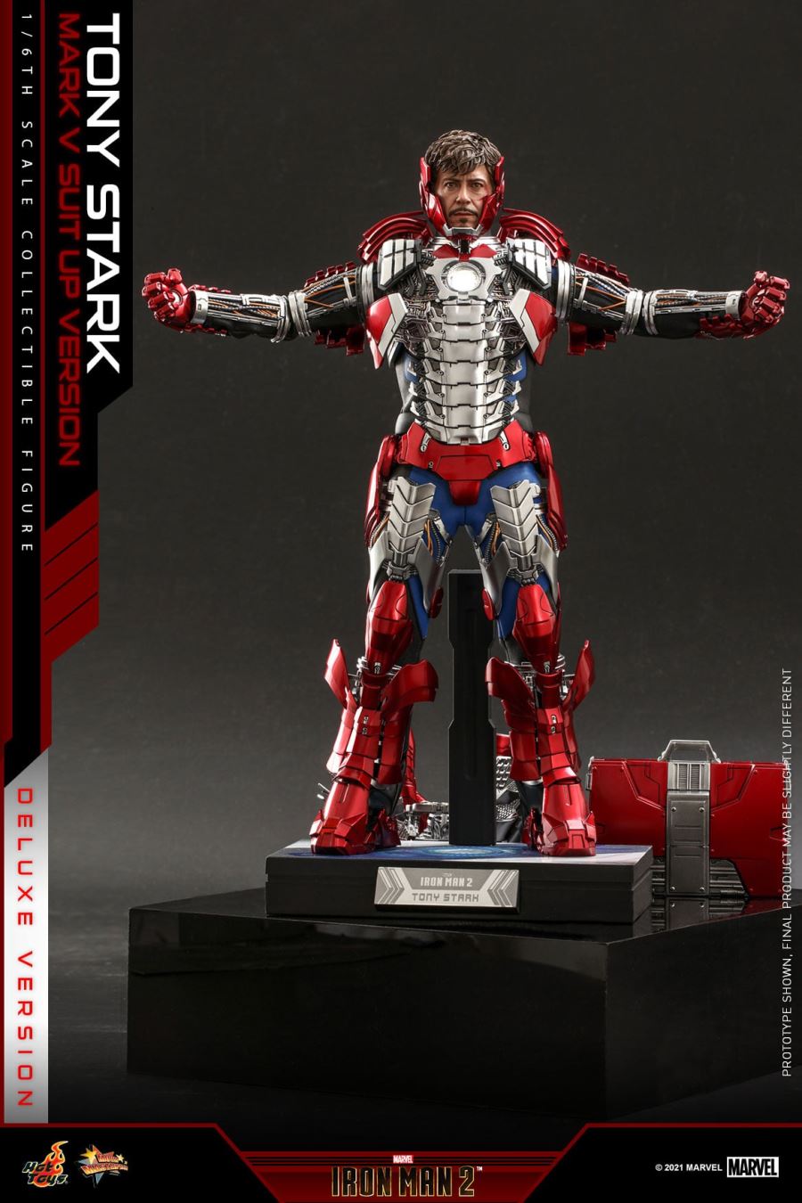 Tony Stark (Mark V armor version) Deluxe 1/6