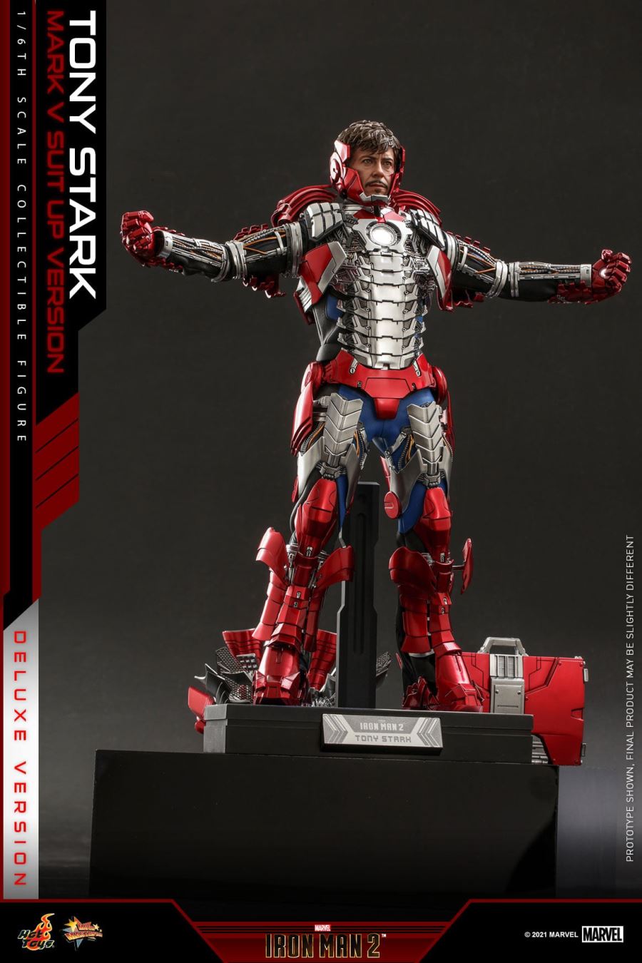 Tony Stark (Mark V armor version) Deluxe 1/6