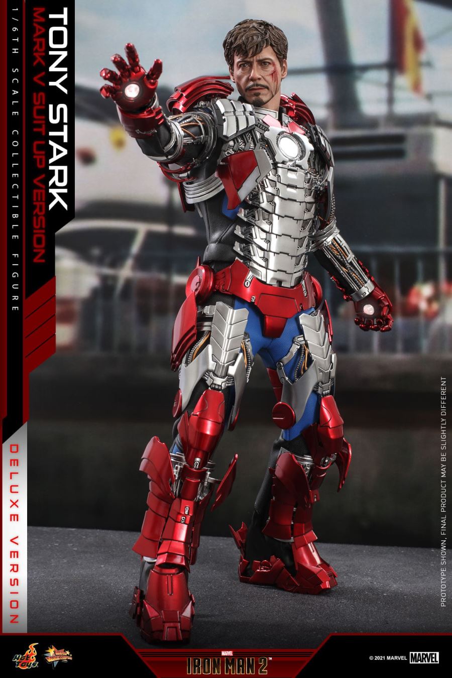 Tony Stark (Mark V armor version) Deluxe 1/6