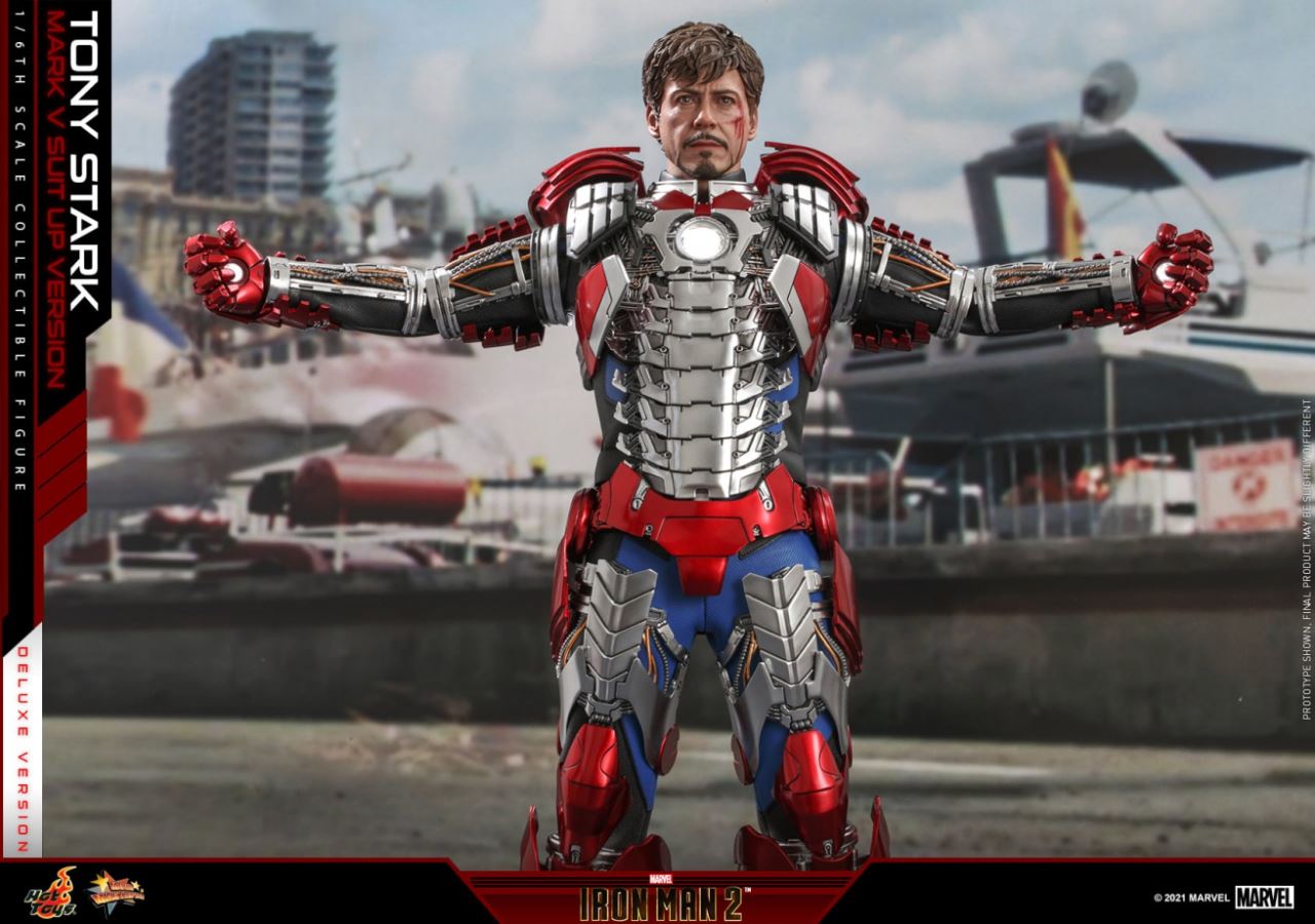 Tony Stark (Mark V armor version) Deluxe 1/6