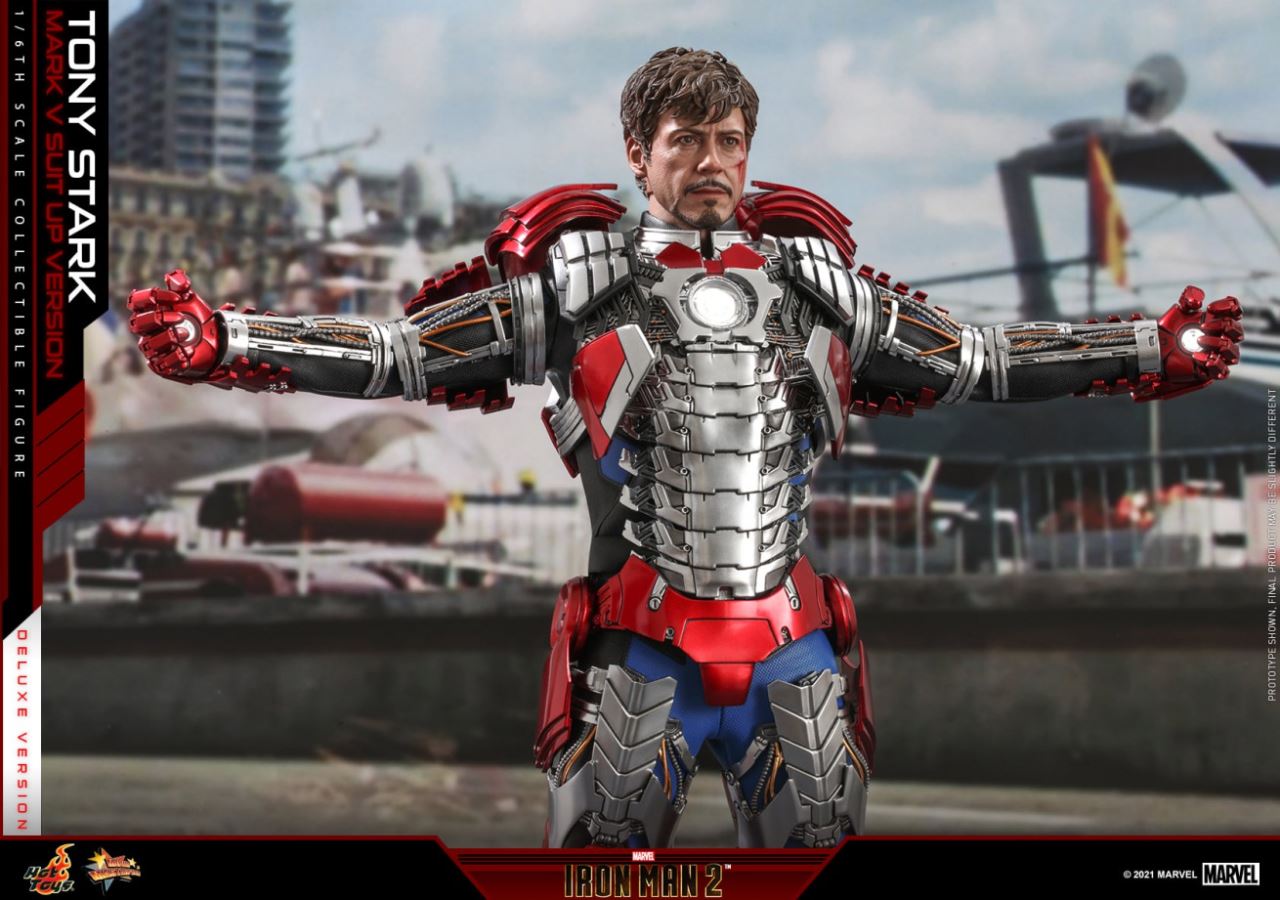 Tony Stark (Mark V armor version) Deluxe 1/6