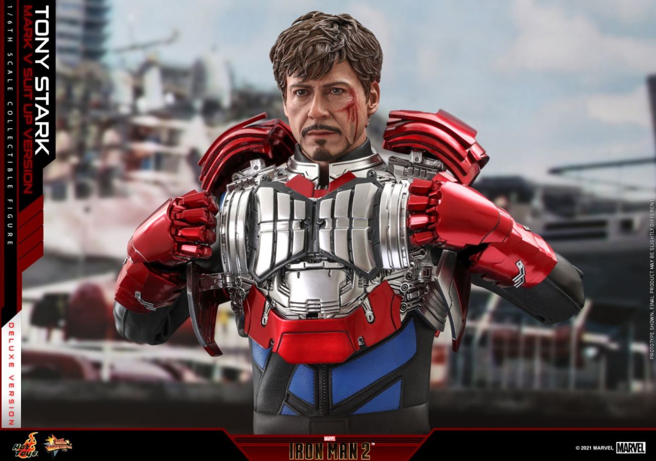 Tony Stark (Mark V armor version) Deluxe 1/6