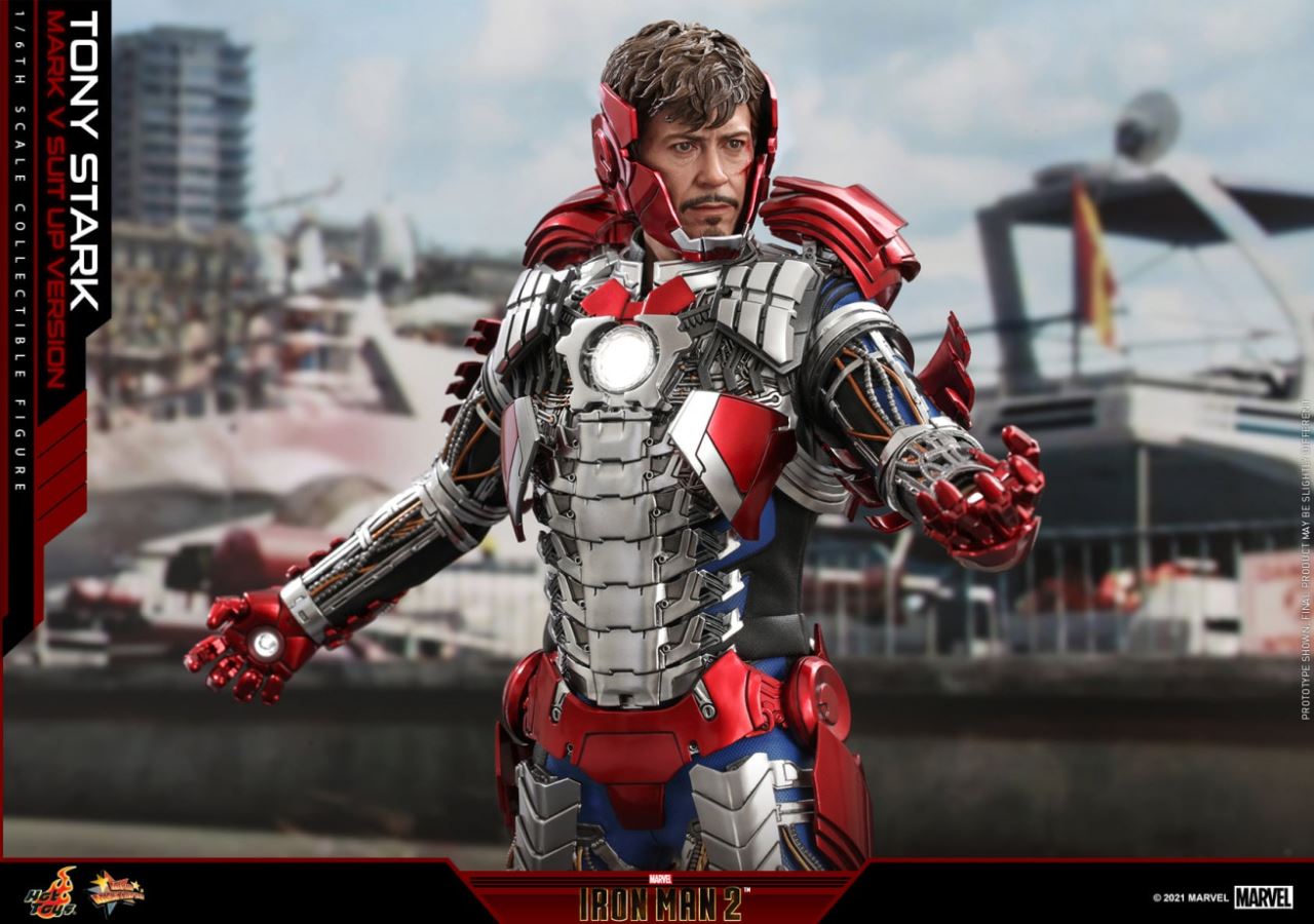 Tony Stark (Mark V armor version) Deluxe 1/6