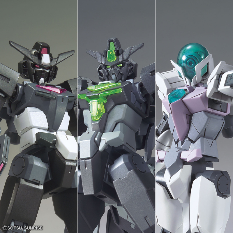 HG 1/144  Gundam Base-limited Core Gundam & Core Gundam II & ALUSU Core Gundam [Low Vividity]
