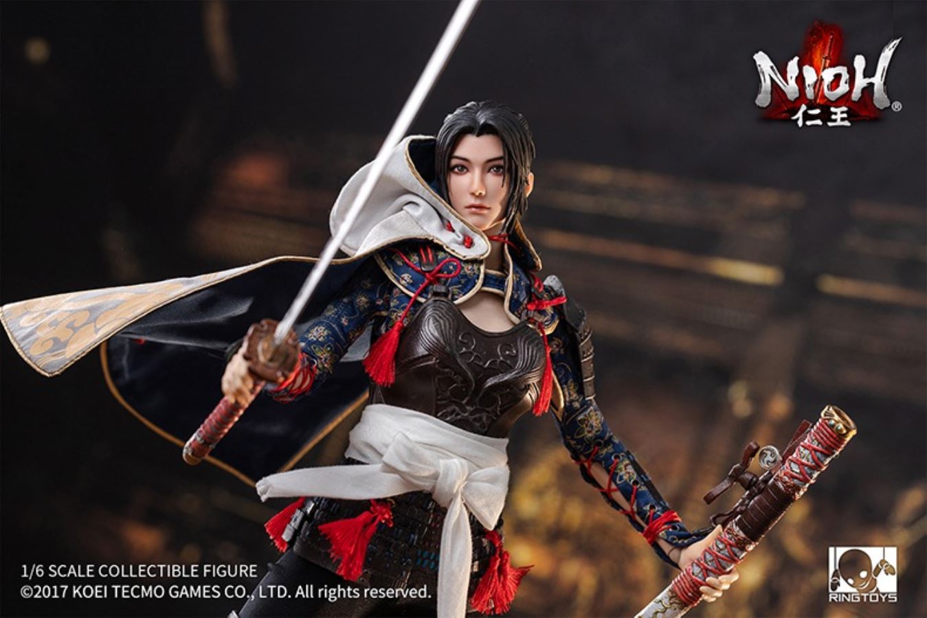 Nioh - Tachibana Chiyo Movable Female Soldier 1/6