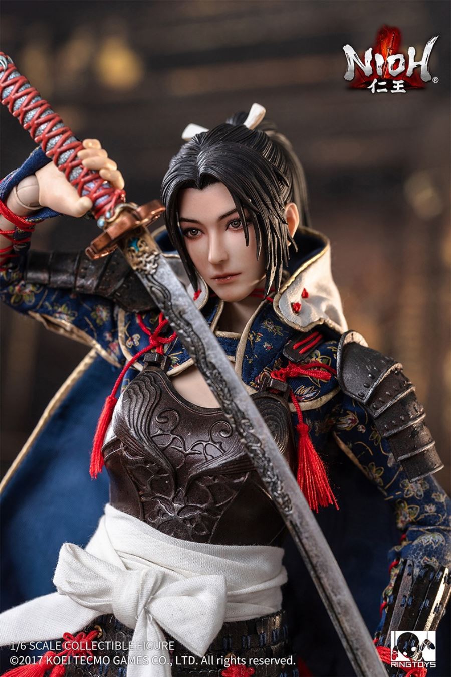 Nioh - Tachibana Chiyo Movable Female Soldier 1/6