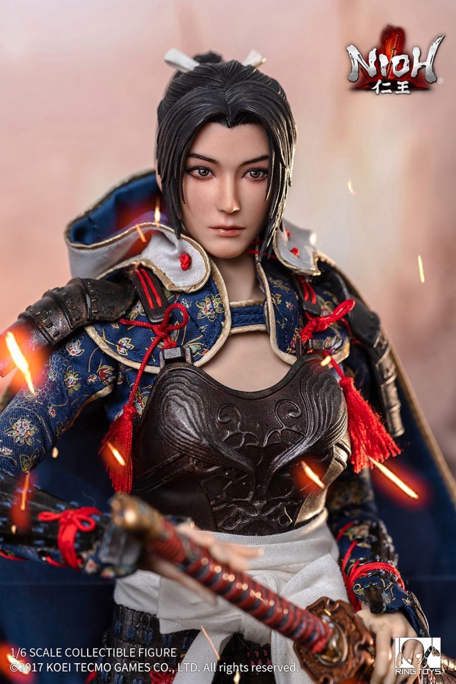 Nioh - Tachibana Chiyo Movable Female Soldier 1/6