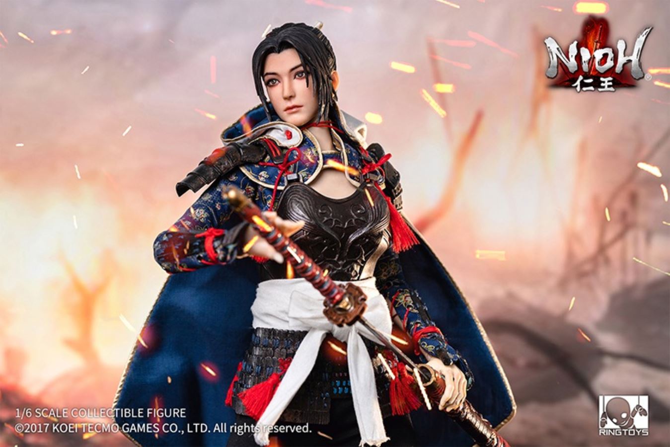 Nioh - Tachibana Chiyo Movable Female Soldier 1/6