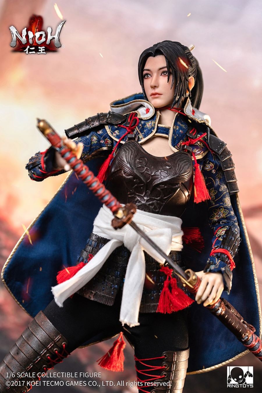 Nioh - Tachibana Chiyo Movable Female Soldier 1/6