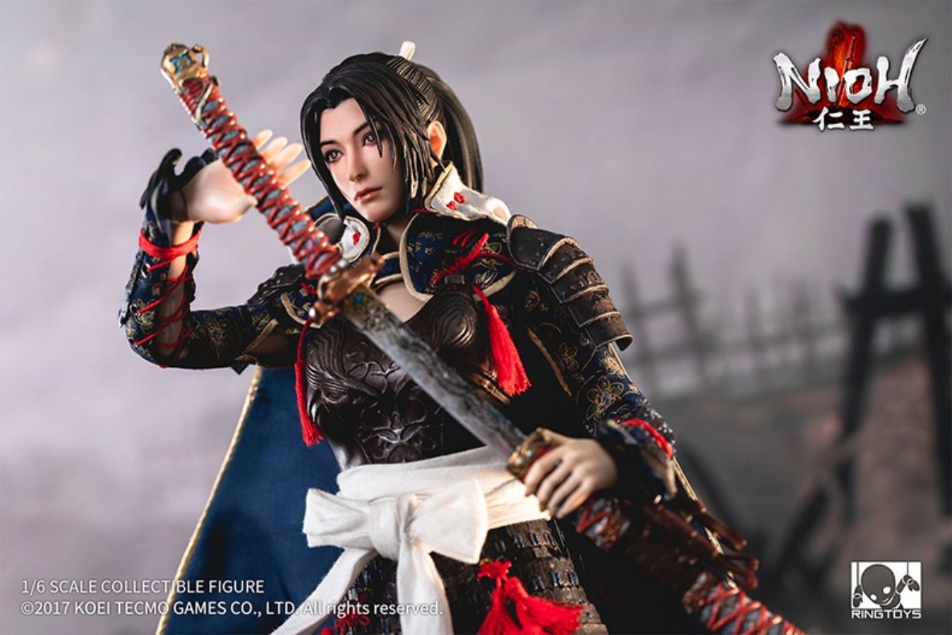 Nioh - Tachibana Chiyo Movable Female Soldier 1/6
