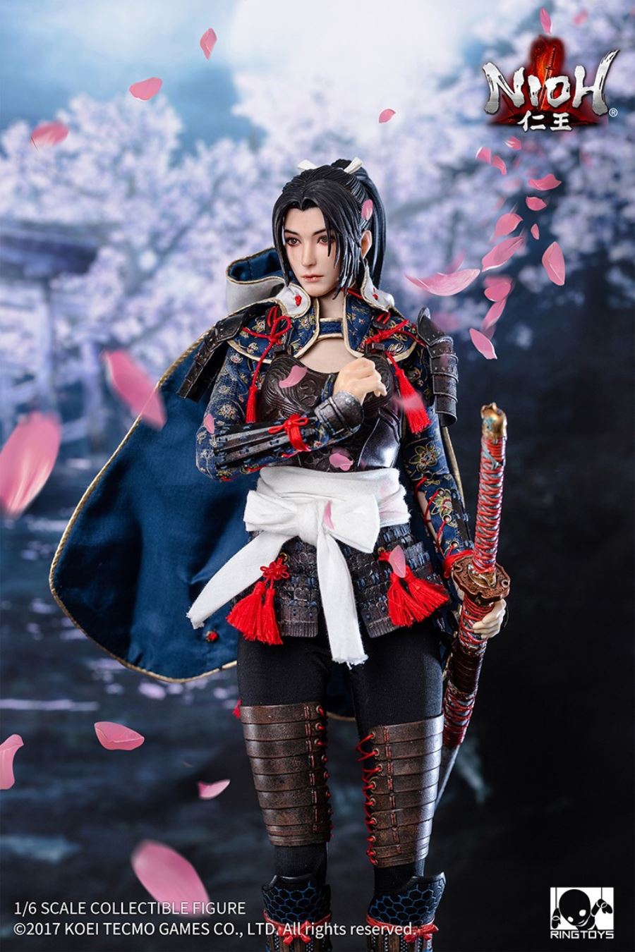 Nioh - Tachibana Chiyo Movable Female Soldier 1/6