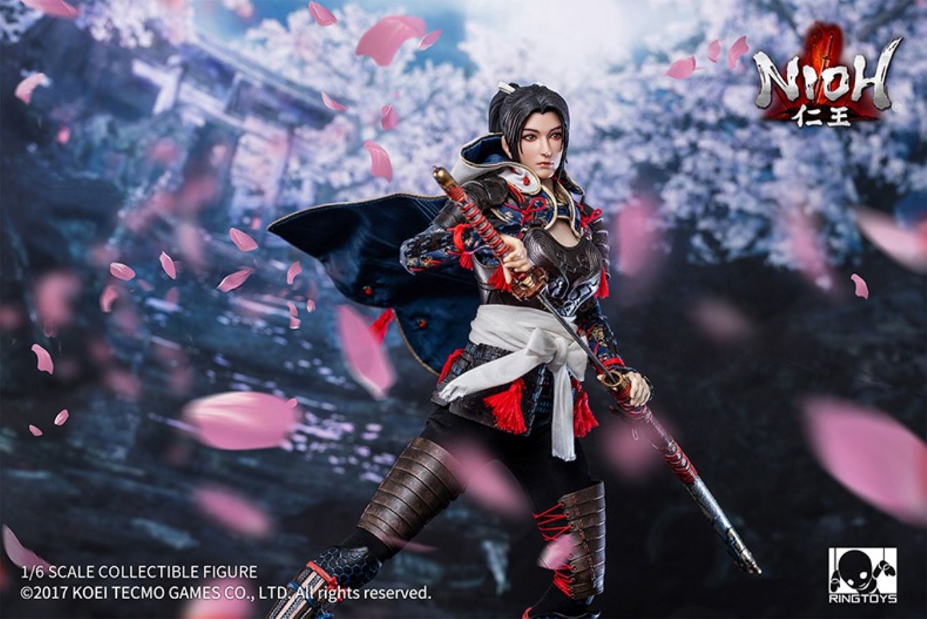 Nioh - Tachibana Chiyo Movable Female Soldier 1/6
